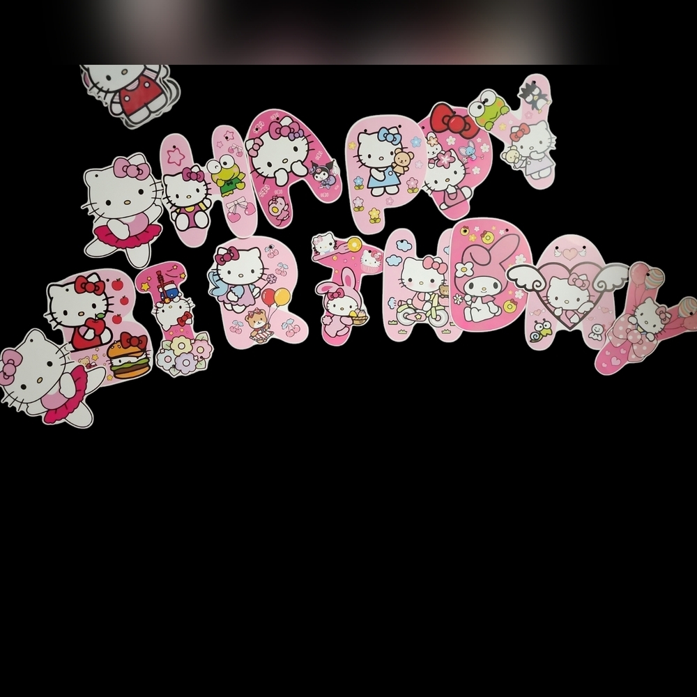 Hello Kitty Birthday Party Decorations with Invitations - Picture 5 of 5
